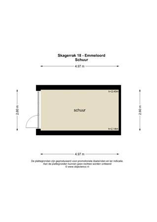 Floorplan - Skagerrak 18, 8303 VB Emmeloord